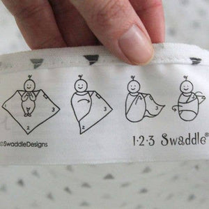 SwaddleDesigns - Little Lambs & Stars Muslin Swaddle Blanket, Premium Cotton-Paris Pink & Cowboy Blue Baby Boutique