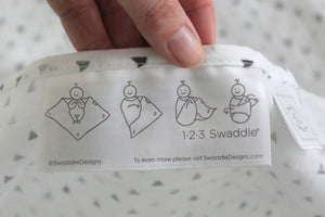 SwaddleDesigns - Muslin Swaddle Blankets, Set of 4, Pure White-Accessory-Paris Pink & Cowboy Blue Baby Boutique