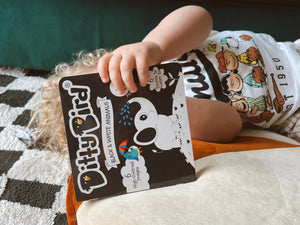 Ditty Bird - Ditty Bird : Black and White Sound book - New born-Book-Paris Pink & Cowboy Blue Baby Boutique