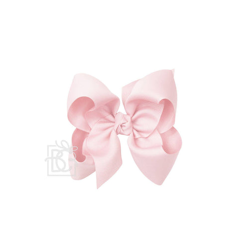 SIGNATURE GROSGRAIN BOW ON CLIP-Paris Pink & Cowboy Blue Baby Boutique