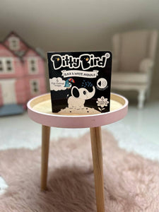 Ditty Bird - Ditty Bird : Black and White Sound book - New born-Book-Paris Pink & Cowboy Blue Baby Boutique